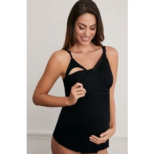 ERSK510 Kadın Lohusa Atlet Siyah