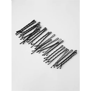 Sermet Süs Dünyası 24 Adet Siyah Kadın Tel Toka Saç Tokası