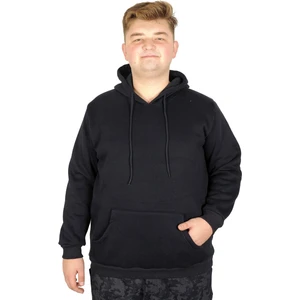 Erkek Sweatshirt Kapşon Pocket Basic 20562 Lacivert