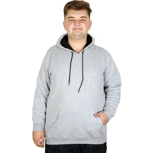 Erkek Sweatshirt Kapşonlu Pocket Basic 20562 Grimelanj