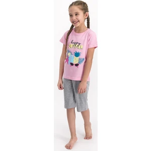 Kız Çocuk Kapri Takım A.pembe