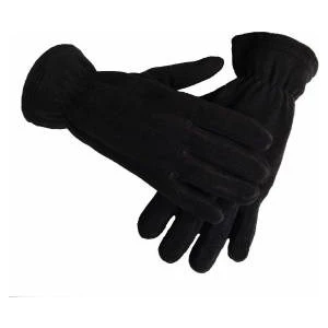 Imershoes Kadın Siyah Termal Kışlık  Polar Eldiven