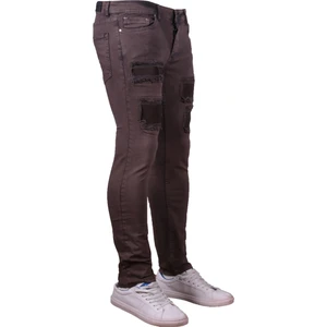 Viking's Line 83428 Erkek Pantolon Perç Işlemli Koyu Kahve