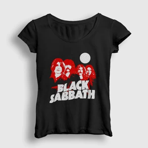 Kadın Siyah Band Black Sabbath T-Shirt
