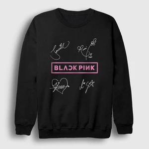 Unisex Siyah Signs Blackpink Sweatshirt