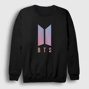 Unisex Siyah Purple Bts Sweatshirt