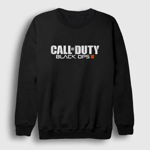 Unisex Siyah Black Ops Call Of Duty Sweatshirt