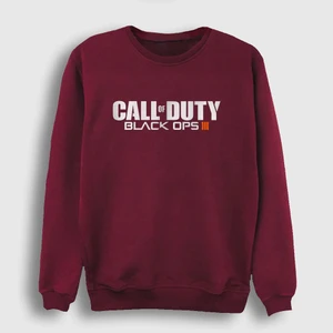 Unisex Bordo Black Ops Call Of Duty Sweatshirt