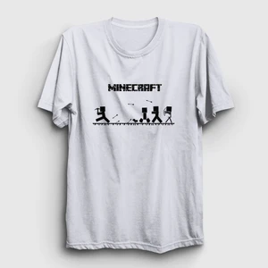 Unisex Beyaz Arrows Minecraft T-Shirt