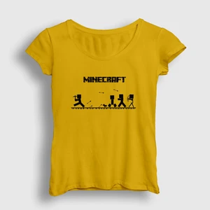 Kadın Sarı Arrows Minecraft T-Shirt