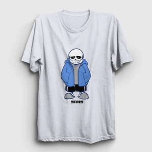 Unisex Beyaz Blue Coat Sans Undertale T-Shirt