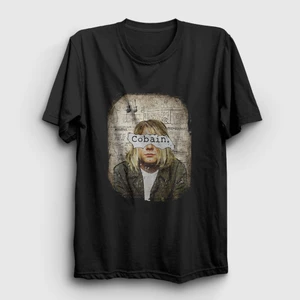 Unisex Siyah Paper Nirvana Kurt Cobain T-Shirt