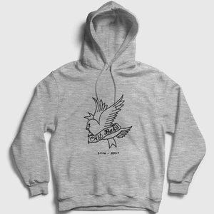 Unisex Gri Cry Baby Lil Peep Kapüşonlu Sweatshirt