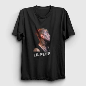 Unisex Siyah Rip Lil Peep T-Shirt
