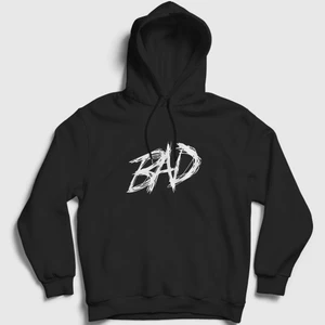 Unisex Siyah Bad XXXTentacion Kapüşonlu Sweatshirt