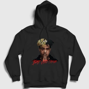 Unisex Siyah Forever XXXTentacion Kapüşonlu Sweatshirt