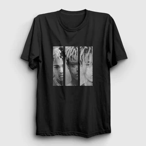 Unisex Siyah Three XXXTentacion T-Shirt