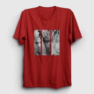 Unisex Kırmızı Three XXXTentacion T-Shirt