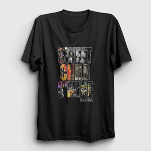 Unisex Siyah Sweet Child Guns N' Roses T-Shirt