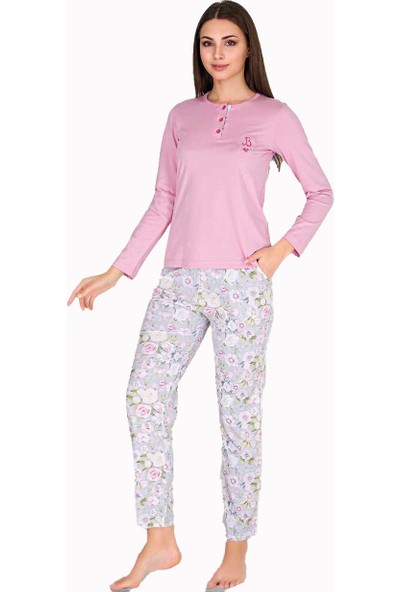 Berland 3245 Kadın Kışlık Modal Pijama Takım