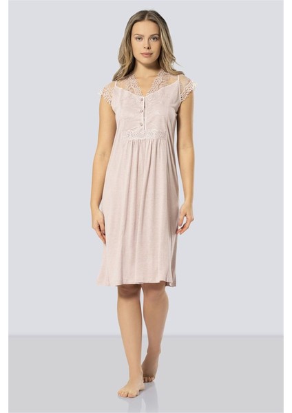 3296 Kadın Pudra Lohusa Gecelik -3296 fiyatları