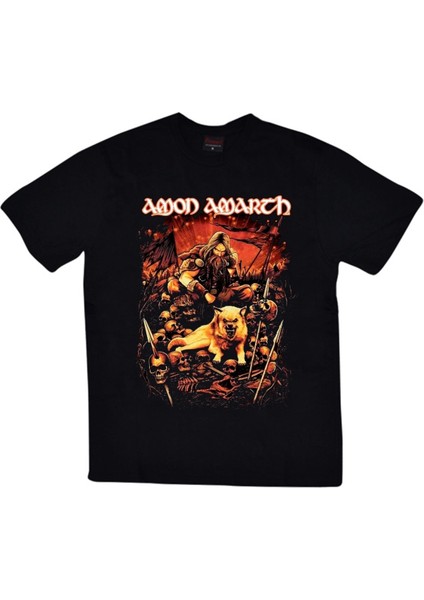 fame Amon Amarth Baskılı T-Shirt