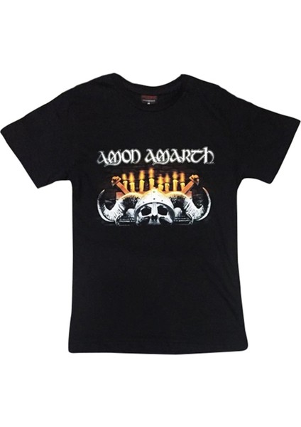 fame Amon Amarth Baskılı T-Shirt