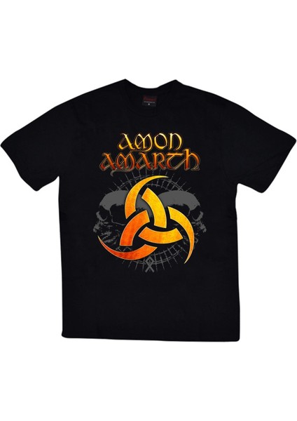 fame Amon Amarth Baskılı T-Shirt