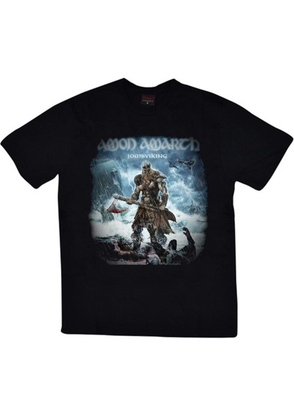 fame Amon Amarth Baskılı T-Shirt