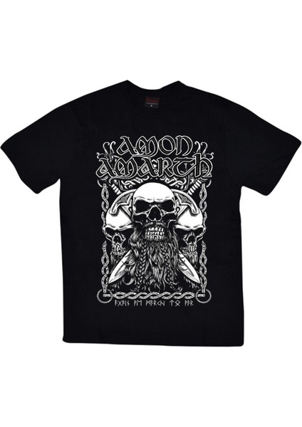 fame Amon Amarth Baskılı T-Shirt