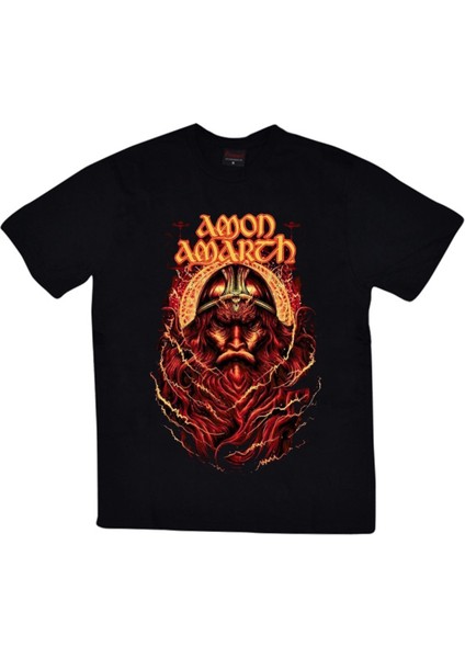 fame Amon Amarth Baskılı T-Shirt