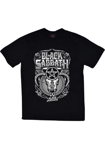 fame Black Sabbath Baskılı T-Shirt