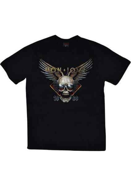 fame Bon Jovi Baskılı T-Shirt
