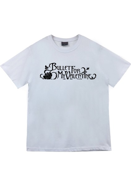 fame Bullet For My Valentine Baskılı T-Shirt