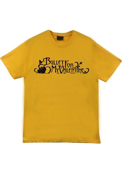 fame Bullet For My Valentine Baskılı T-Shirt