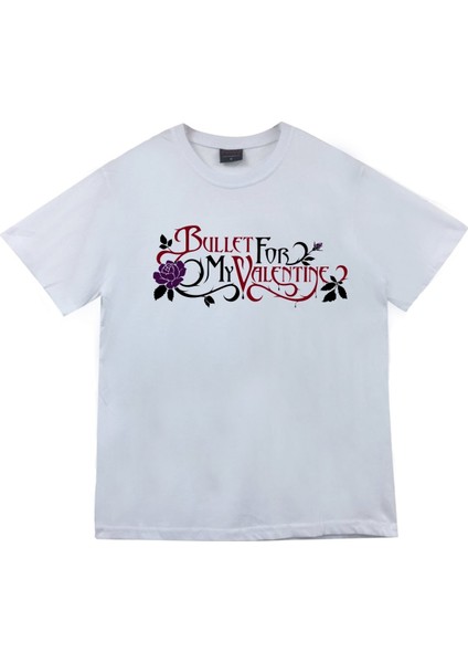 fame Bullet For My Valentine Baskılı T-Shirt