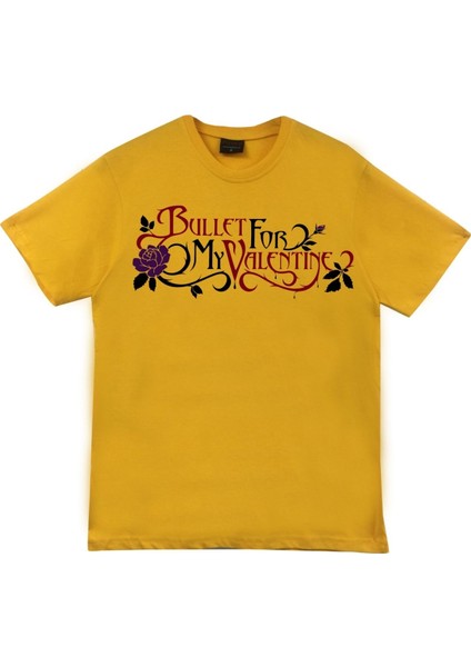 fame Bullet For My Valentine Baskılı T-Shirt