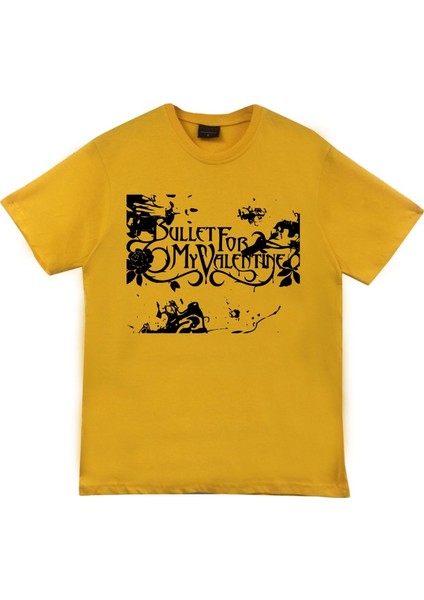 fame Bullet For My Valentine Baskılı T-Shirt