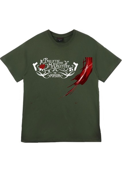 fame Bullet For My Valentine Baskılı T-Shirt