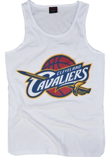 fame Cleveland Cavaliers Baskılı Sıfır Kol T-Shirt