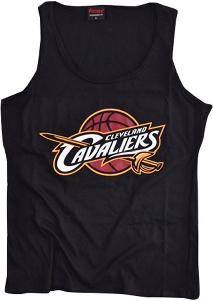 fame Cleveland Cavaliers Baskılı Sıfır Kol T-Shirt