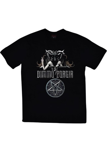 fame Dimmu Borgir Baskılı T-Shirt