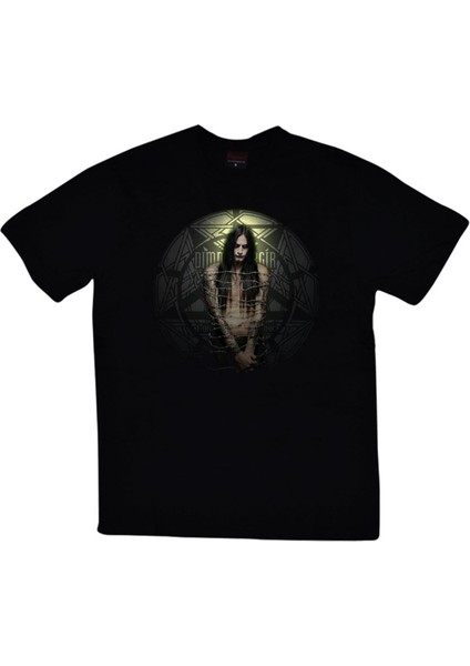 fame Dimmu Borgir Baskılı T-Shirt