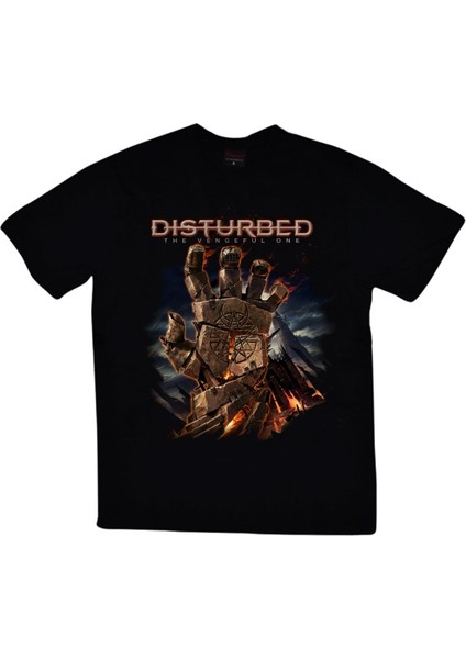 fame Disturbed Baskılı T-Shirt