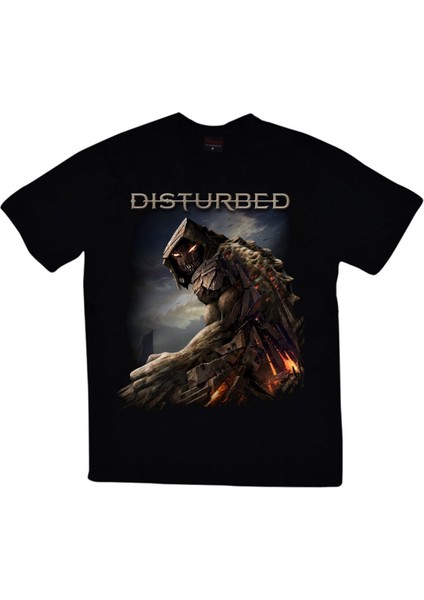 fame Disturbed Baskılı T-Shirt