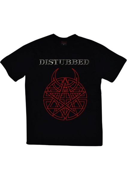 fame Disturbed Baskılı T-Shirt