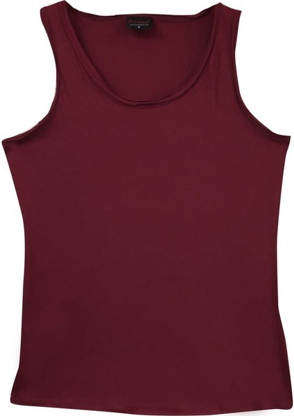 fame Düz Sıfır Kol T-Shirt