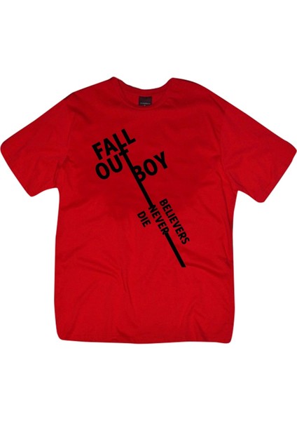 fame Fall Out Boy Baskılı T-Shirt