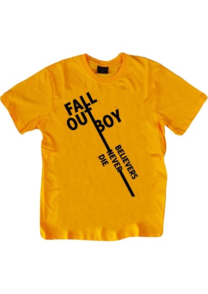 fame Fall Out Boy Baskılı T-Shirt