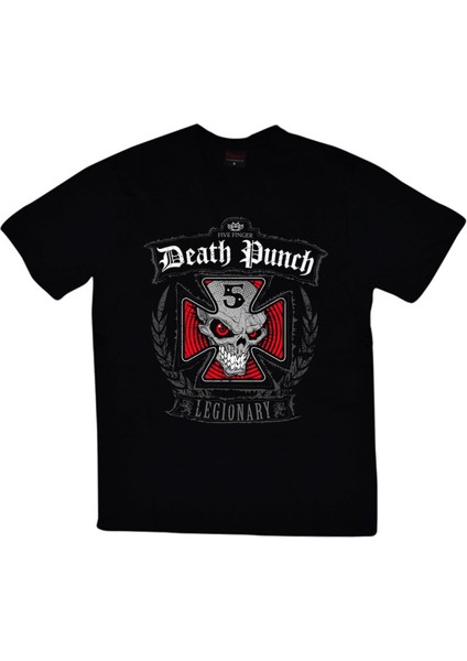 fame Five Finger Death Punch Baskılı T-Shirt
